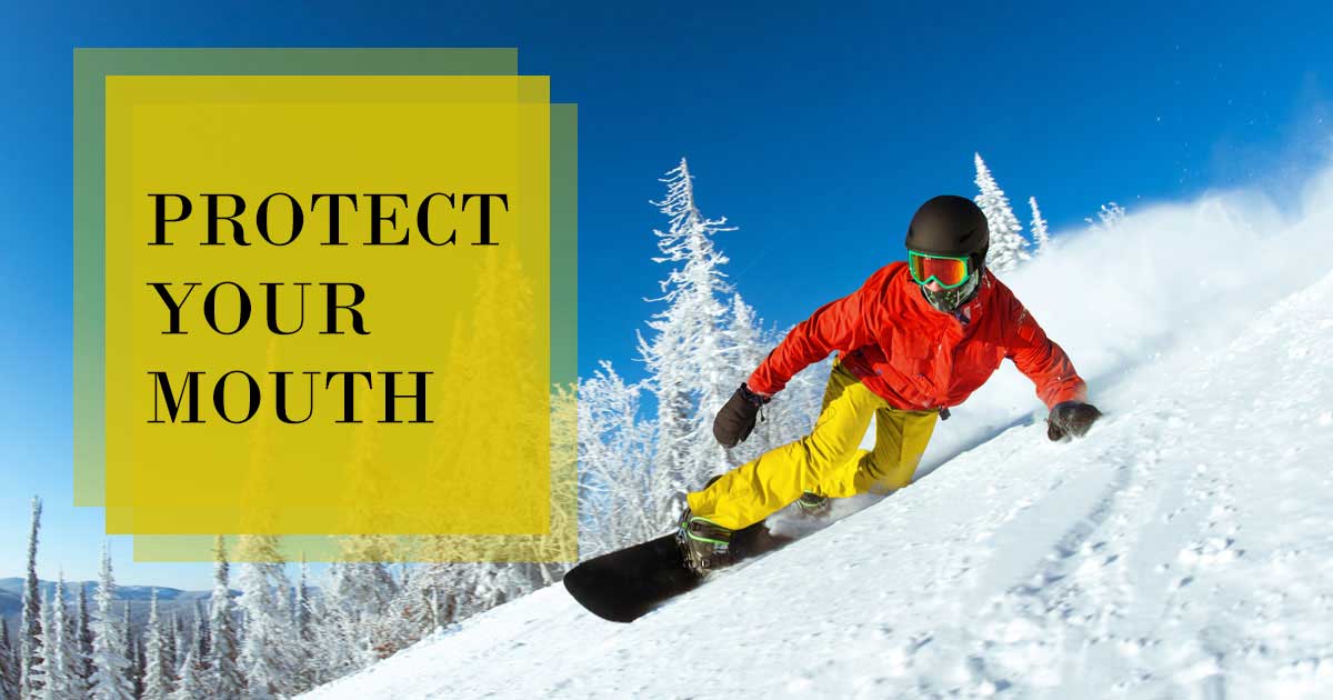 protect your mouth snowboarder